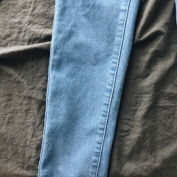 High Rise Blue Skinny Jeans - Picture 2 of 5
